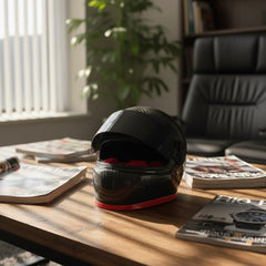 Carbon Fiber Ashtray Helmet