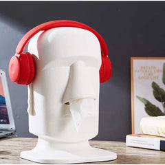 Stone Head Tissue Box Holder