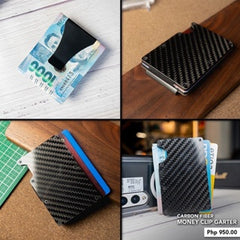 Carbon Fiber Money Clip Garter