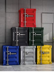 Mancave Authentic Industrial Container