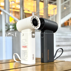 Sothing Engine Power Handheld Fan and Power Bank