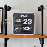Fartech Auto Calendar Flip Clock