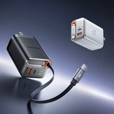 Mcdodo 67W GaN Charger with Built-in Retractable Cable