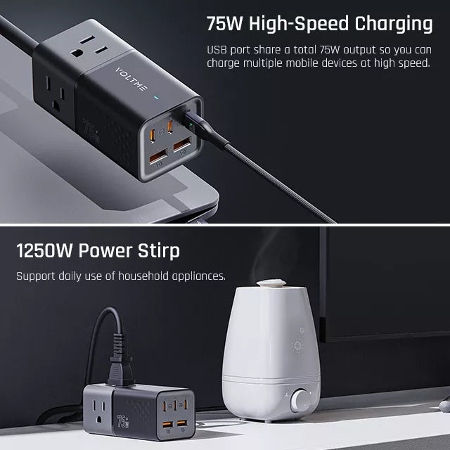 Voltme Vito Go 75W Power Strip