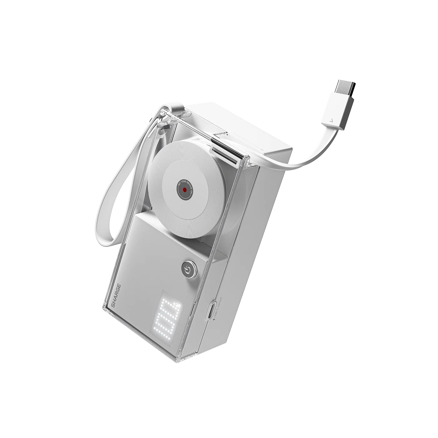 Sharge Retractable Powerbank 10000mAh