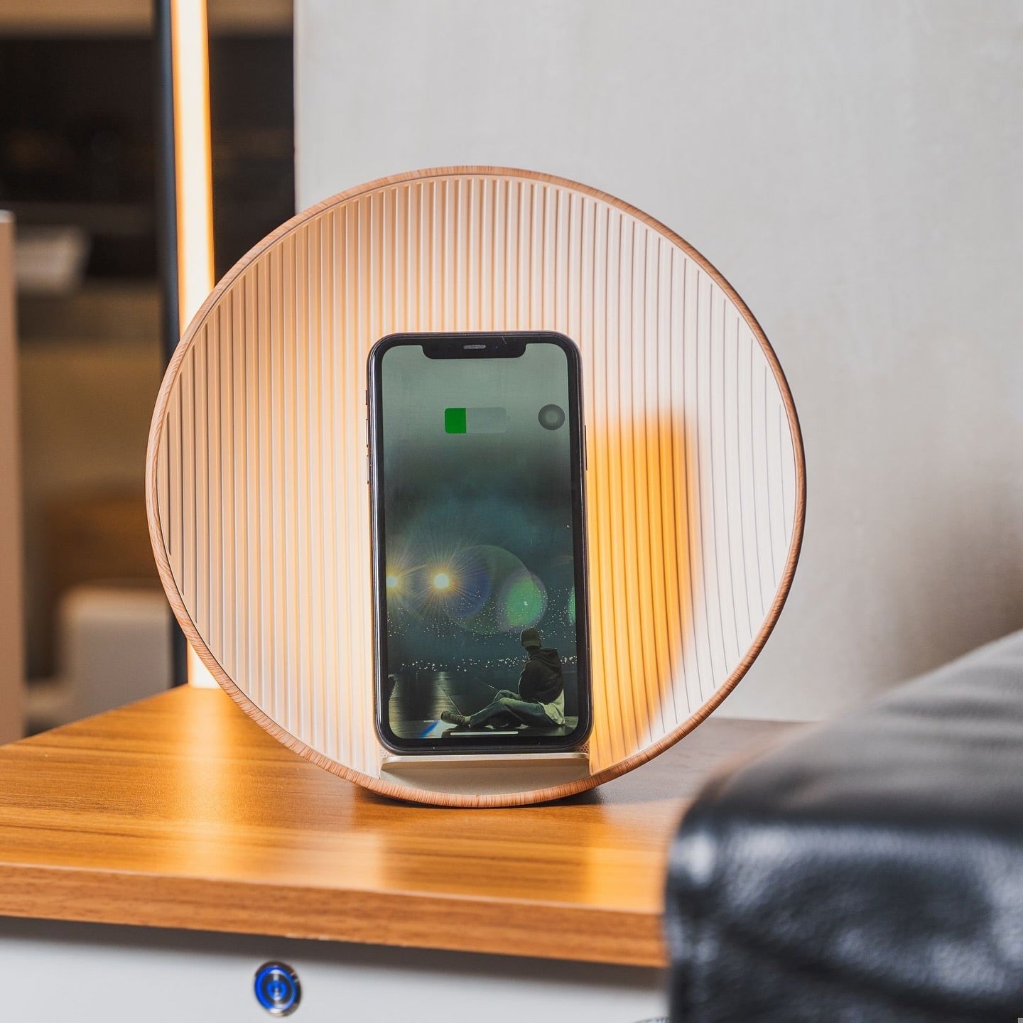 Wireless Charging Music Shell Lamp