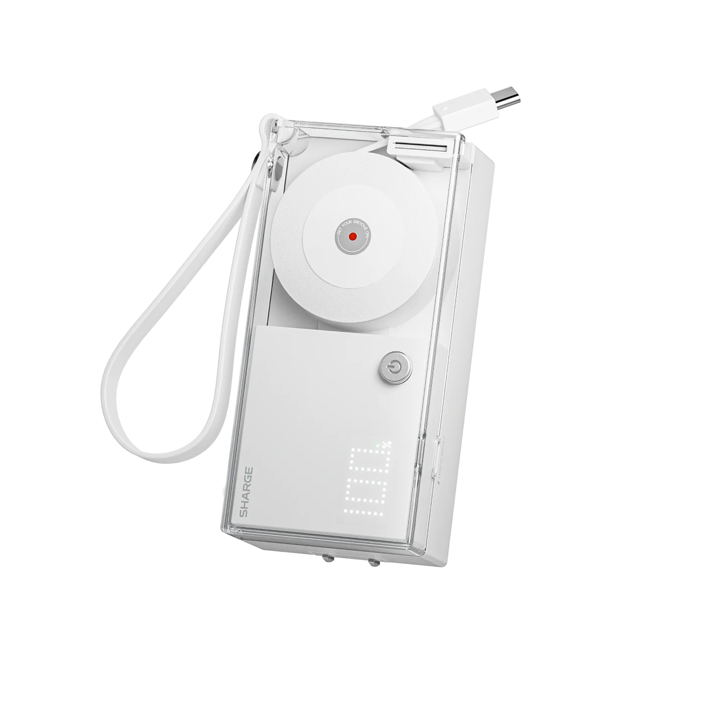 Sharge Retractable Powerbank 10000mAh