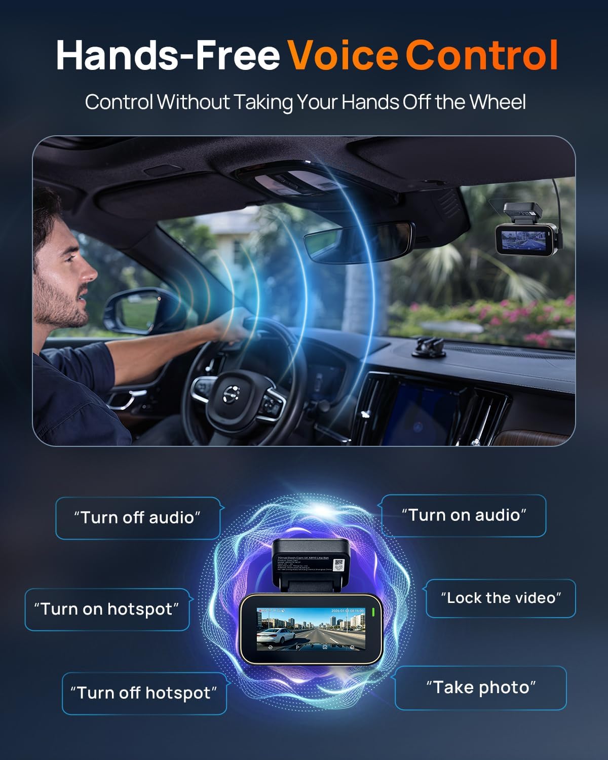 70mai Dash Cam 4k A810 Lite