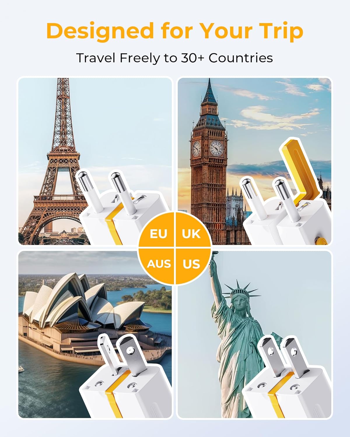 Voltme Vito Go 35W Travel Adapter
