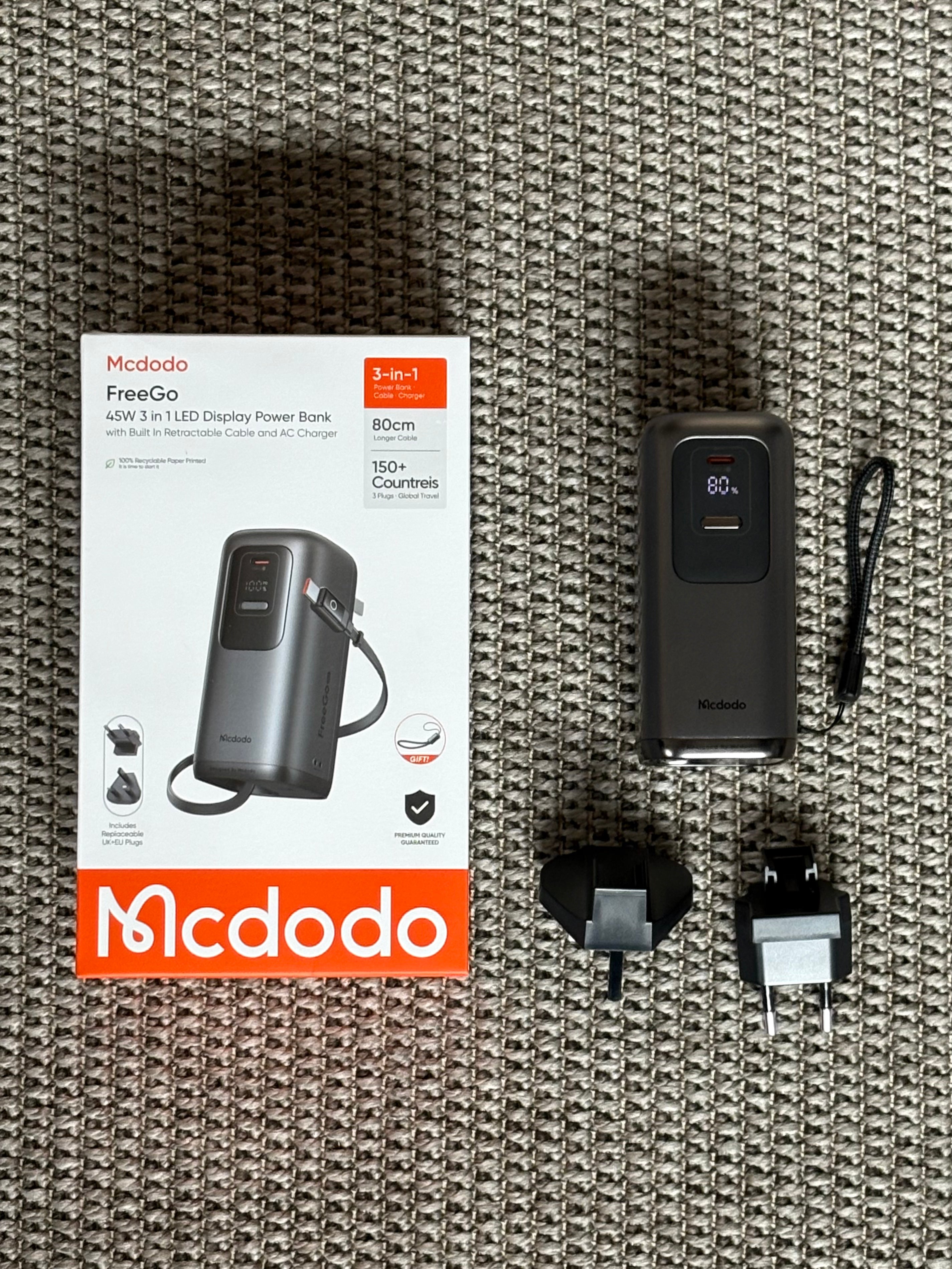 Mcdodo FreeGo 45W 3in1 Power Bank