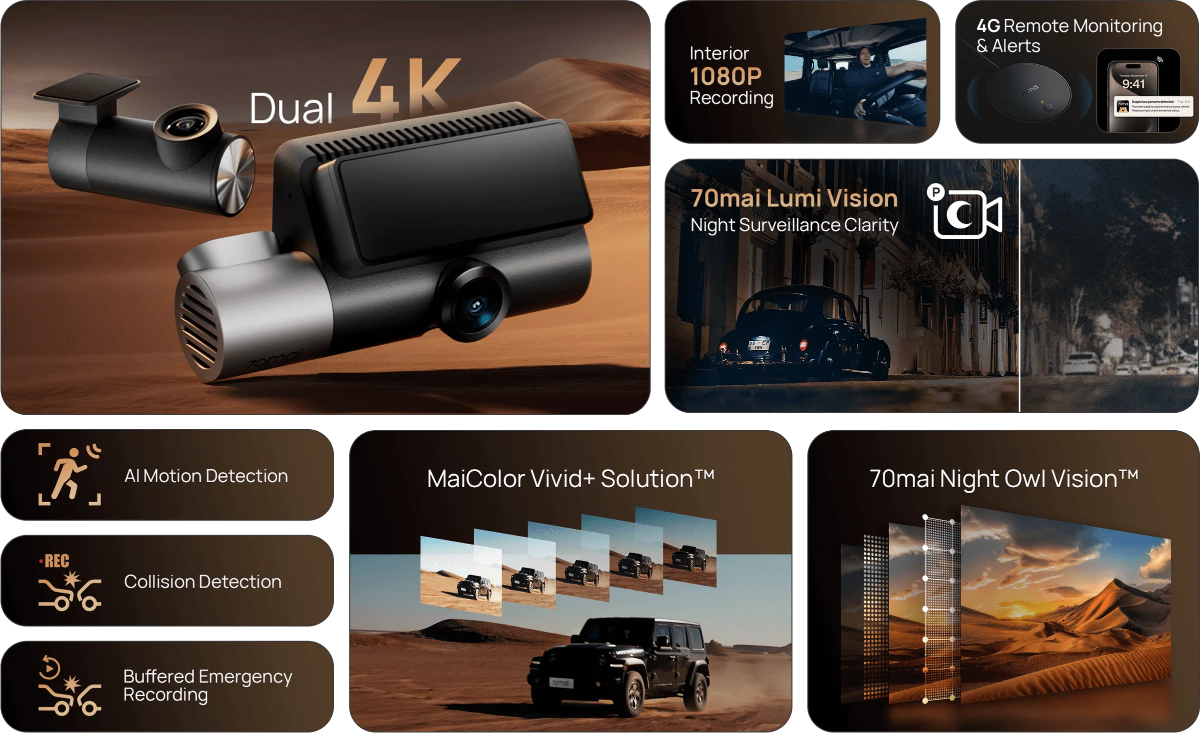 70mai Dash Cam T800