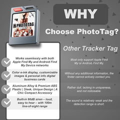 PhotoTag E-Ink Tracker