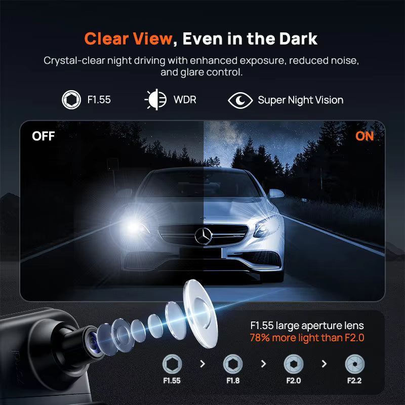 70mai Dash Cam Rearview S410