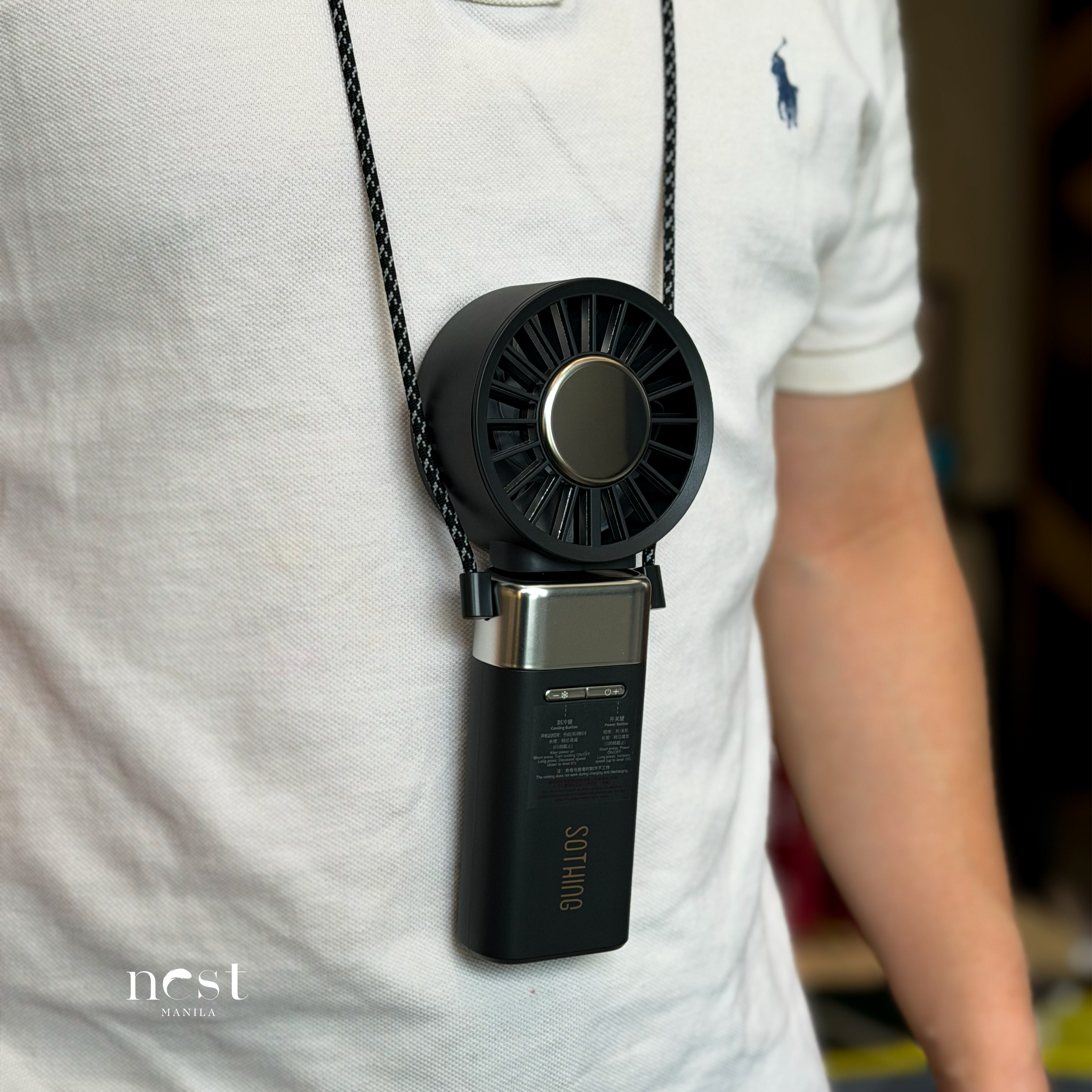 Sothing Power Bank Handheld Fan - Ice Z Power 2