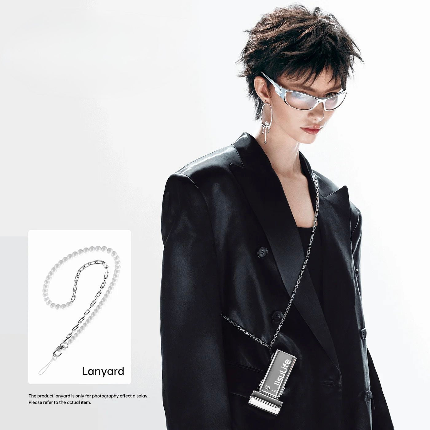 Jisulife Handheld Fan Life9 - Chrome Limited Edition