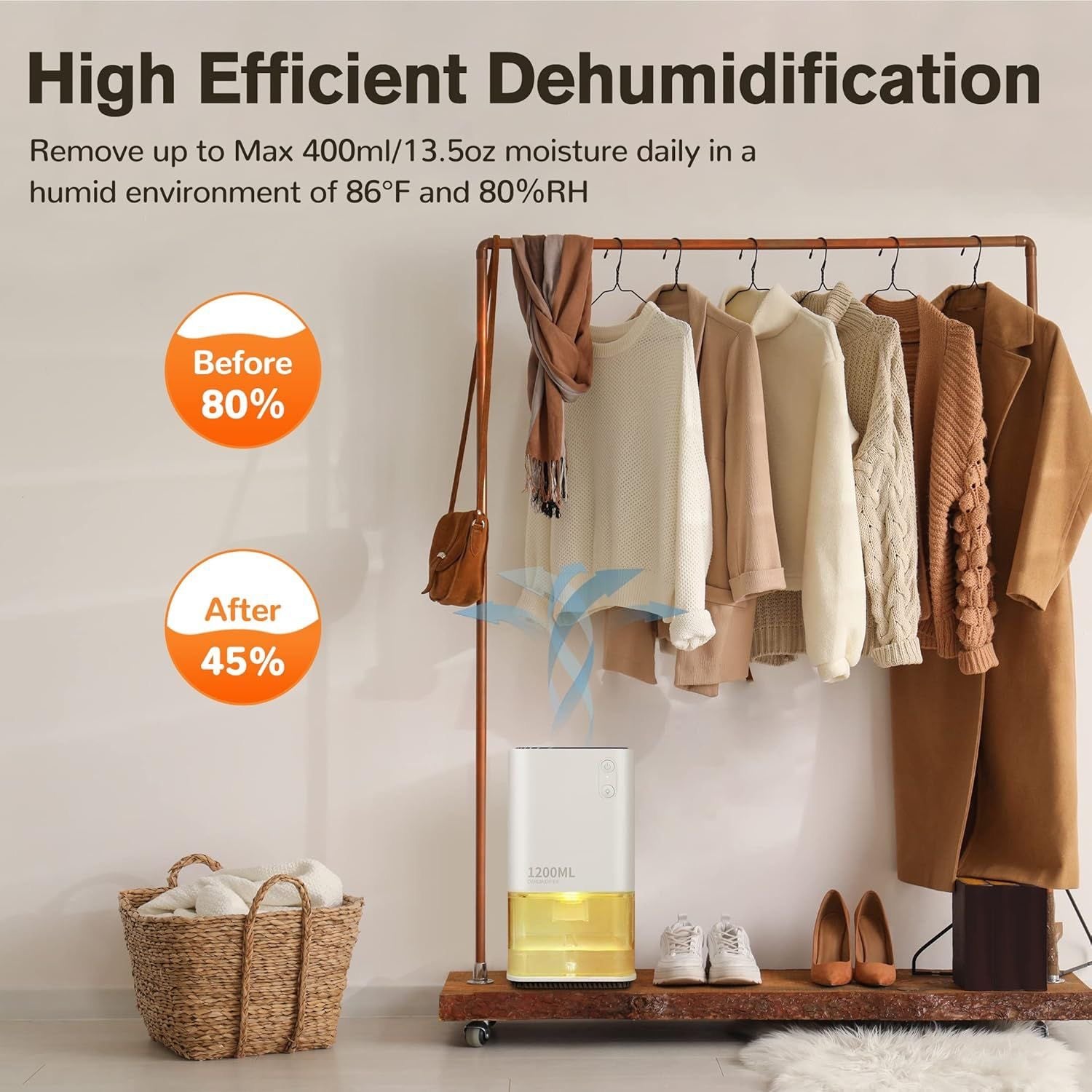 Smart Frog Dehumidifier 1200ML