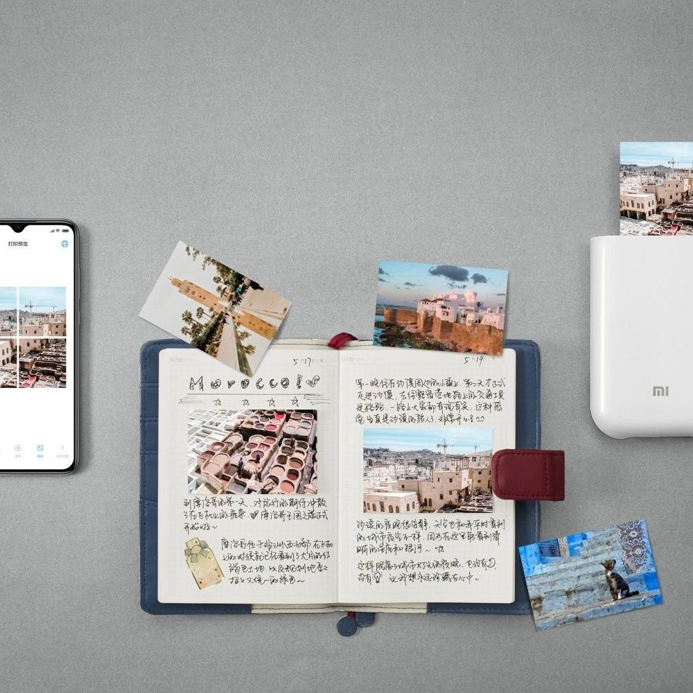 Mijia Inkless Photo Printer and Photo Paper