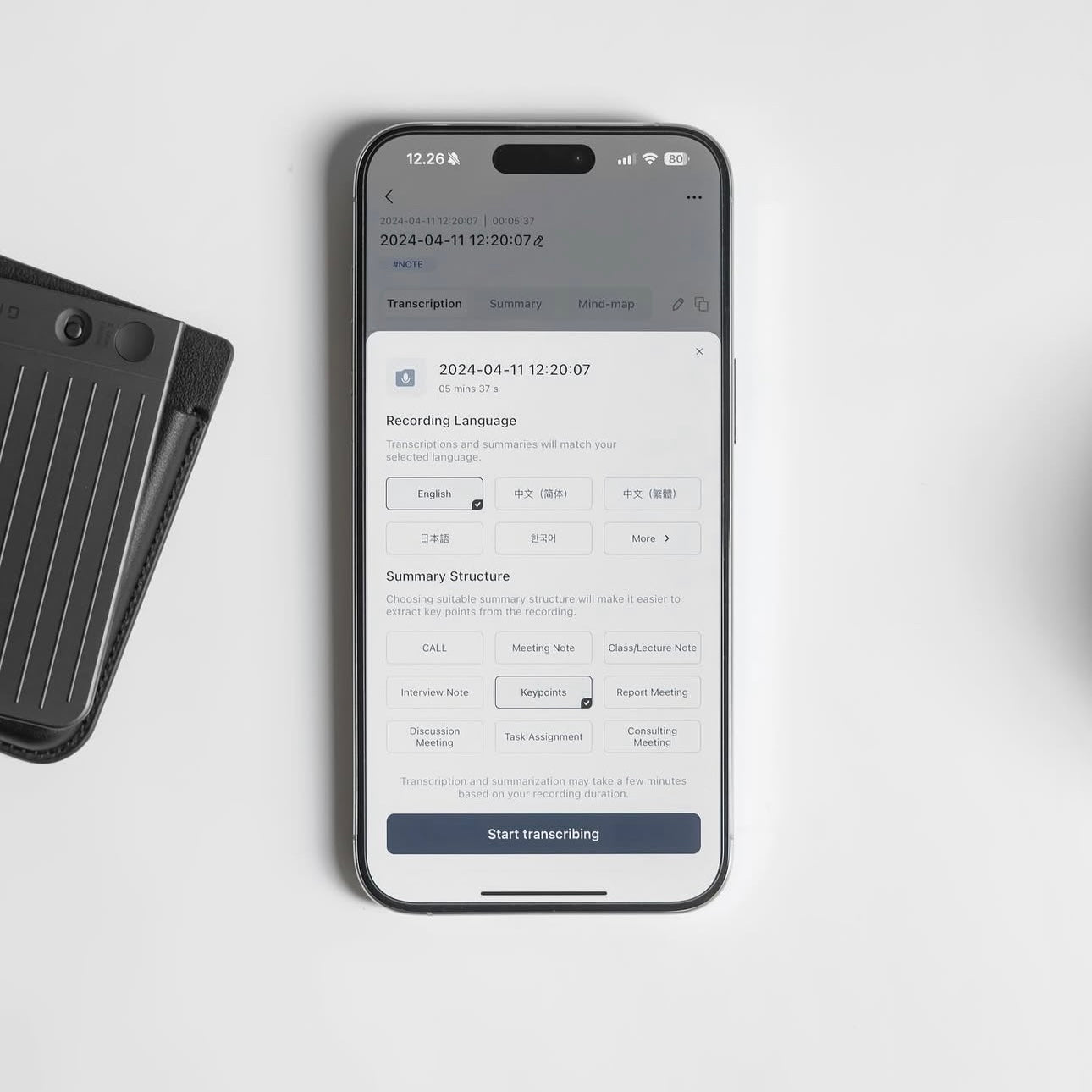 Plaud Note AI Voice Recorder