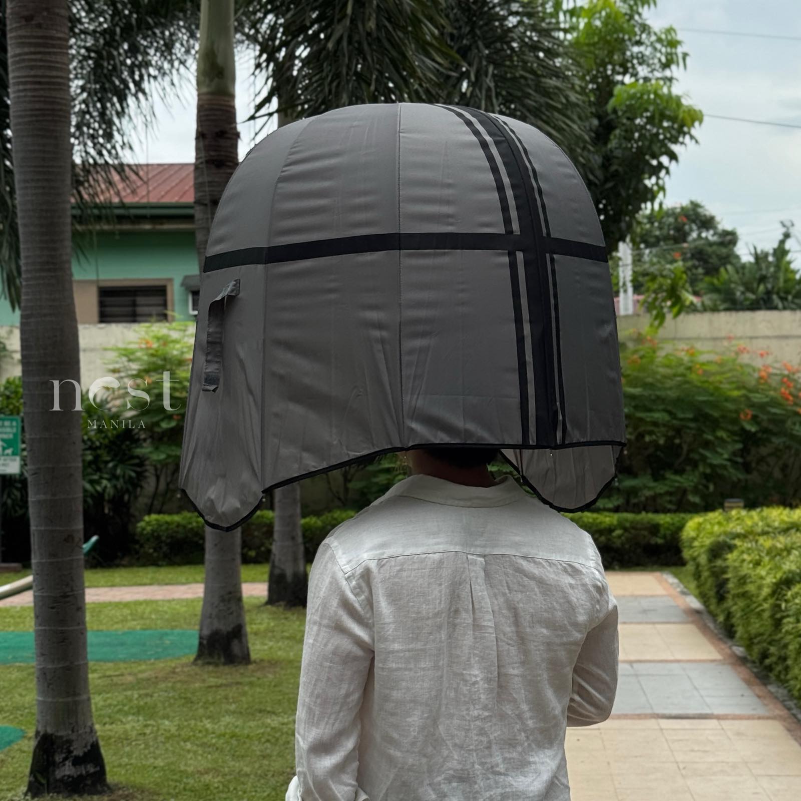 HeadGuard 360 Novelty Helmet Umbrella