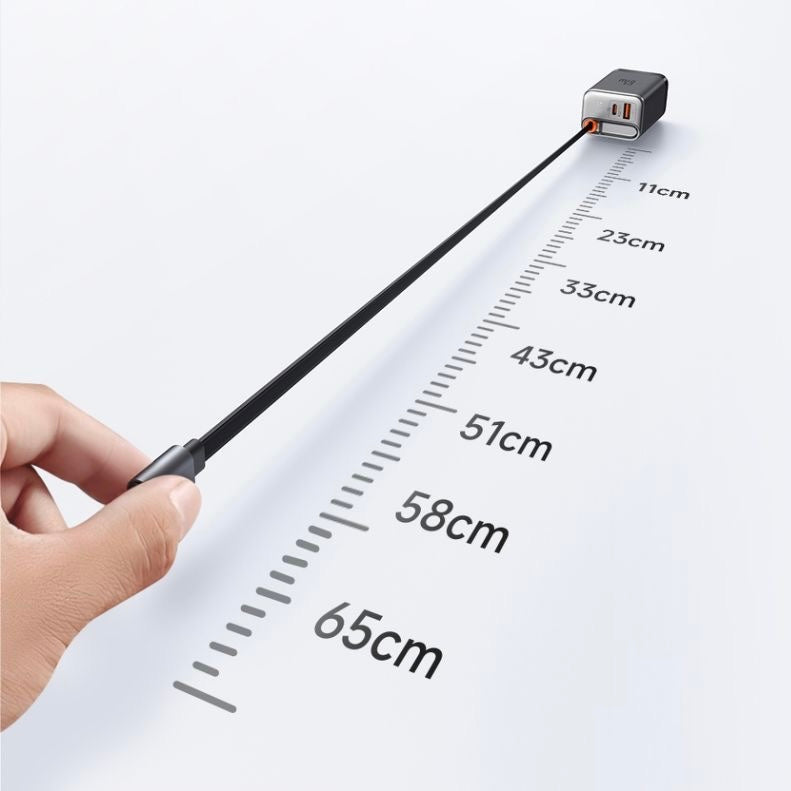 Mcdodo 67W GaN Charger with Built-in Retractable Cable