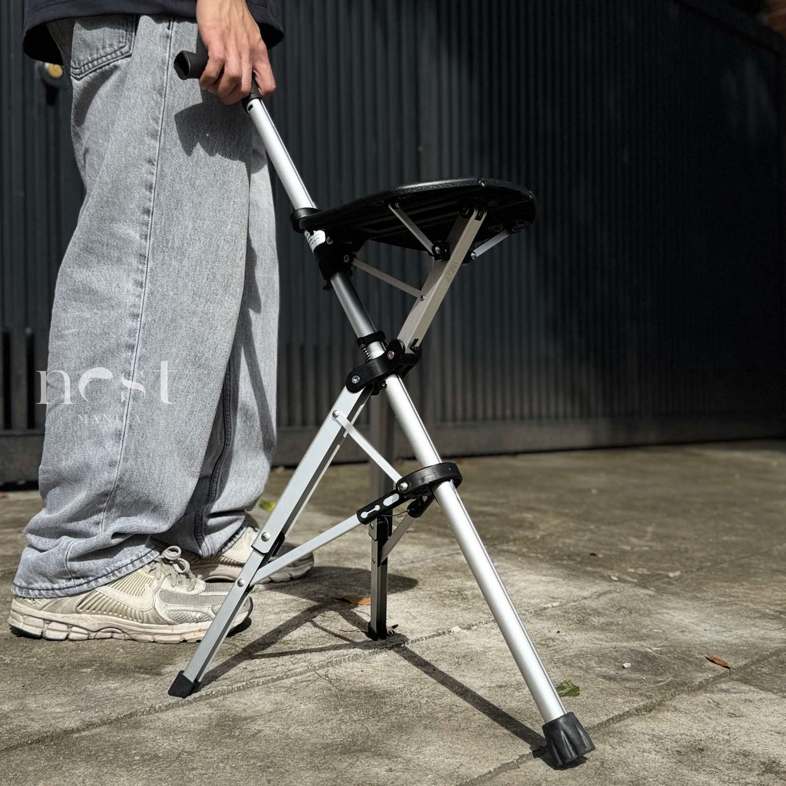 Hemeide Foldable Cane with Chair