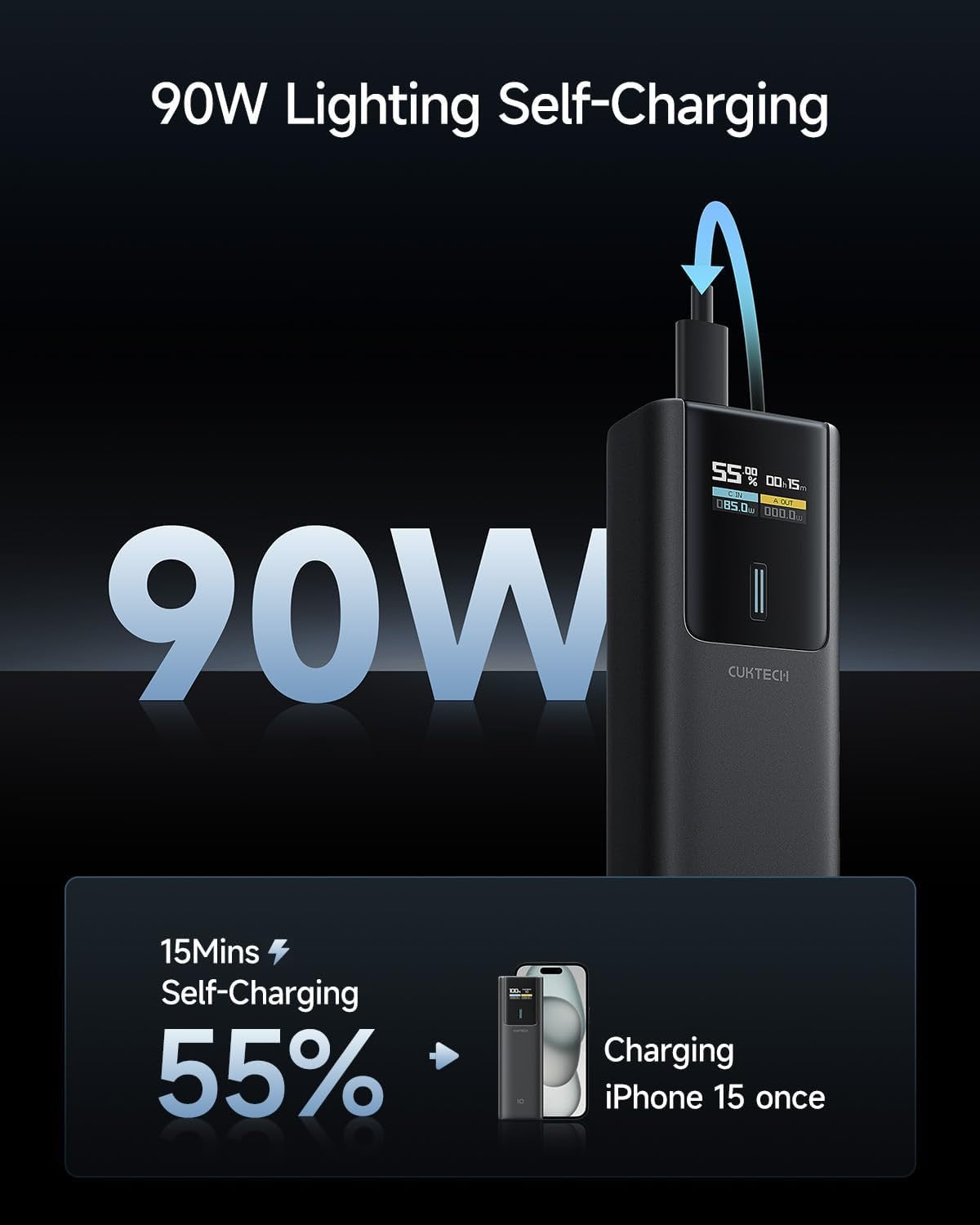 Cuktech 150W Powerbank 10,000mAh
