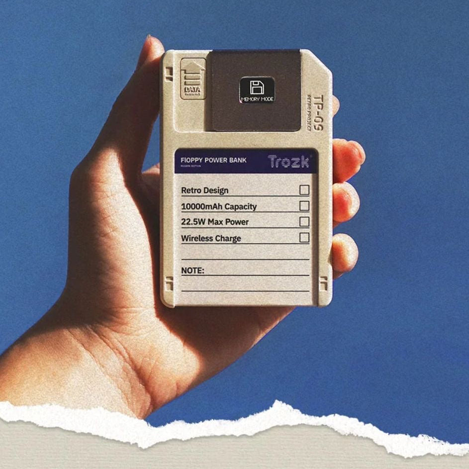 Trozk 64GB Floppy Power Bank