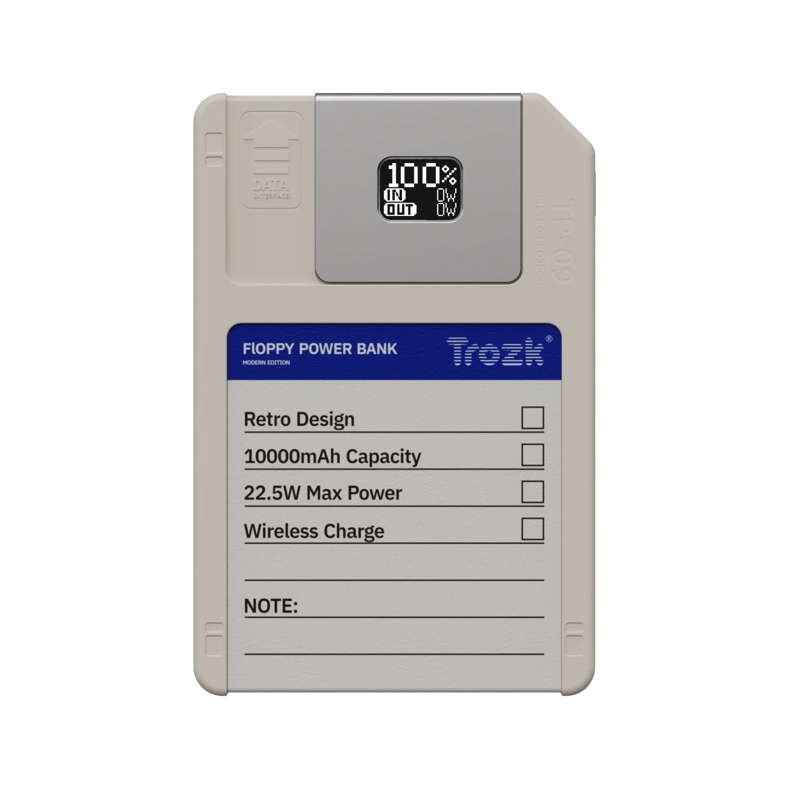 Trozk 64GB Floppy Power Bank