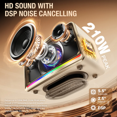 W-King H330 Portable Retro Speaker
