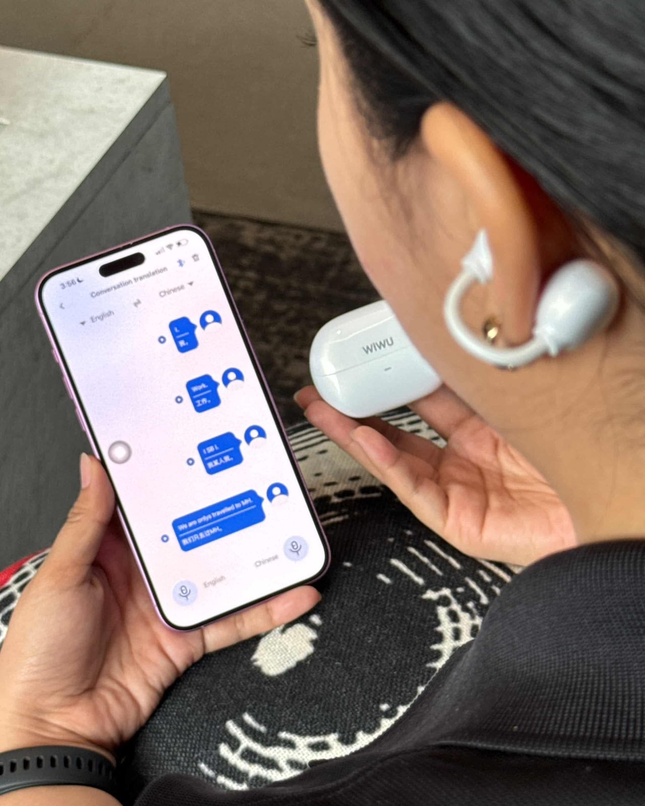 Wiwu Multilingual Ai OWS Earbuds