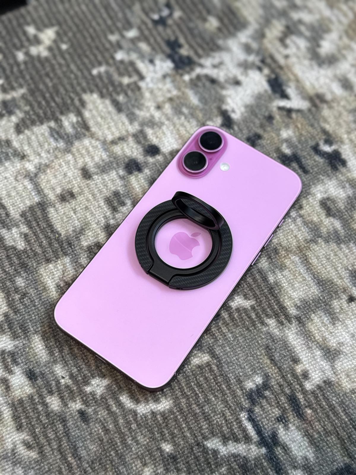 Carbon Fiber Magnetic Phone Ring Holder